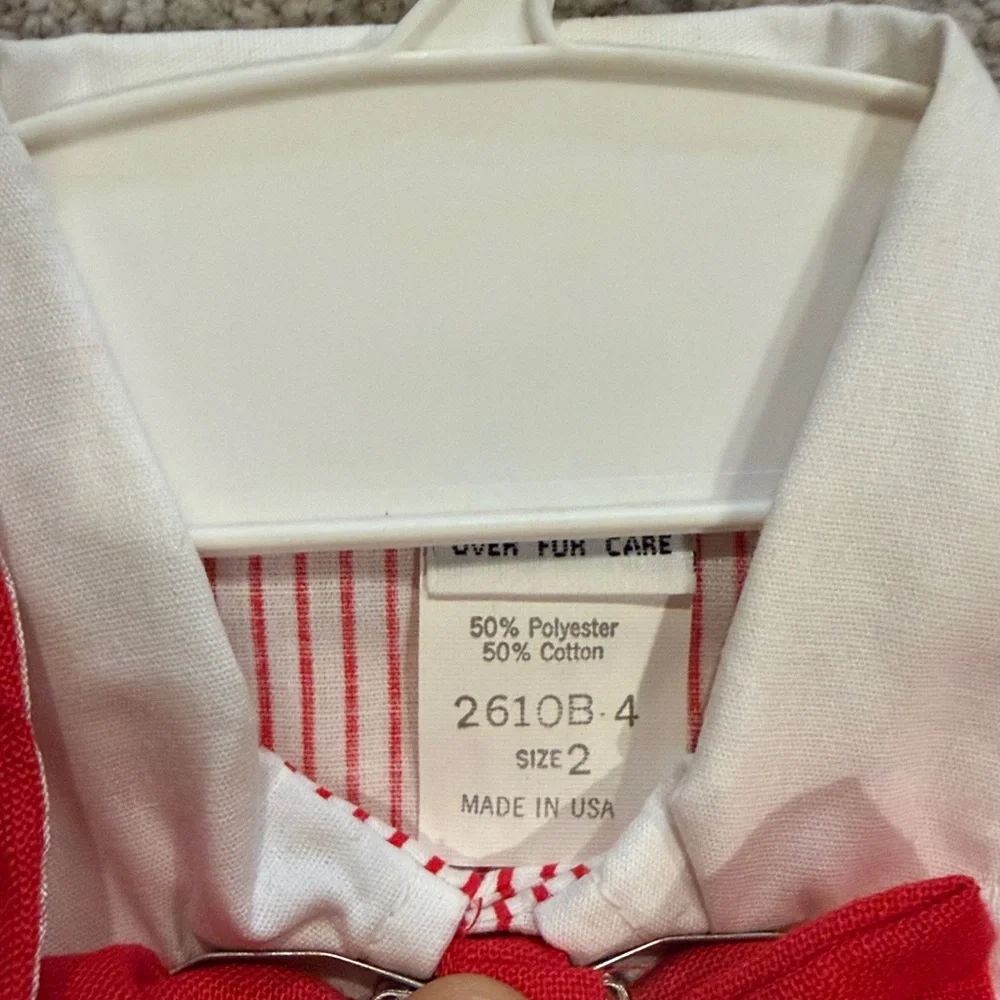Vintage Toddler Boy 4 Pc Shirt Vest Pant Bowtie Pinstripe 2t happy Fella USA new